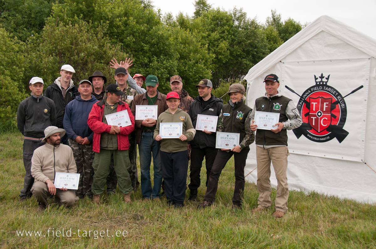 ENFTA open Field-Target Championship stage 2 participants